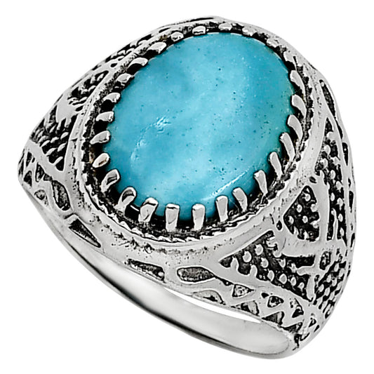 Natural Rare Turquoise Nevada Aztec Mt Ring size-8 R-1738 SDR253502