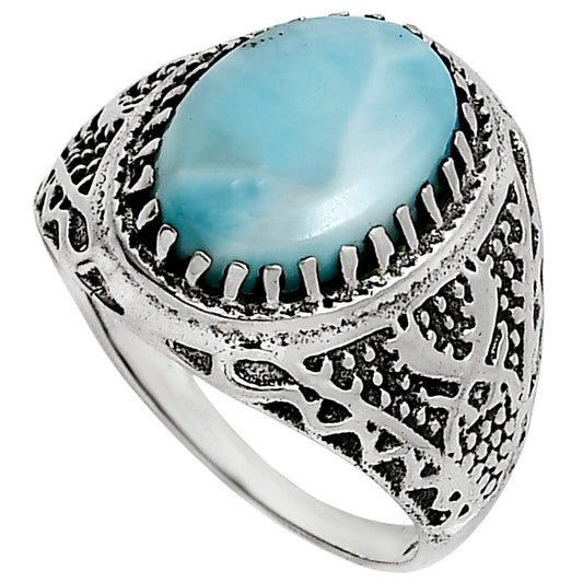 Larimar (Dominican Republic) Ring size-9 R-1738 SDR253505