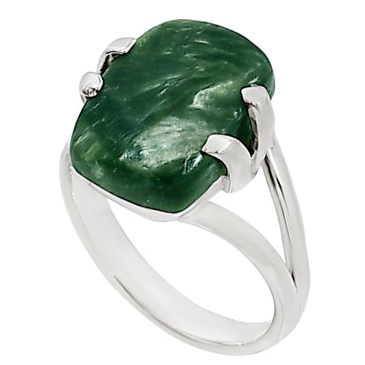 Russian Seraphinite Ring size-6 R-1504 SDR253537