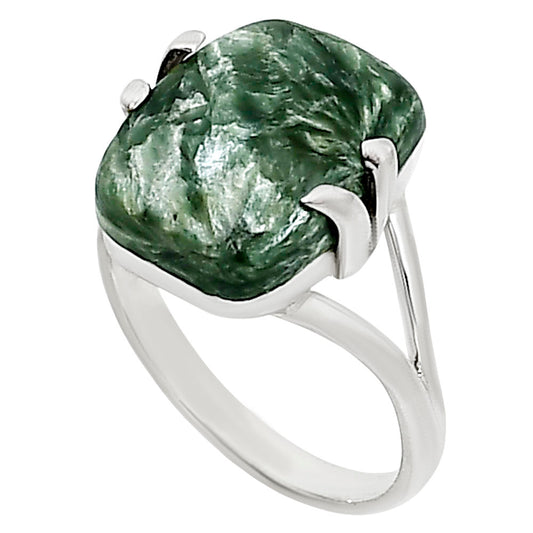 Russian Seraphinite Ring size-9 R-1504 SDR253559