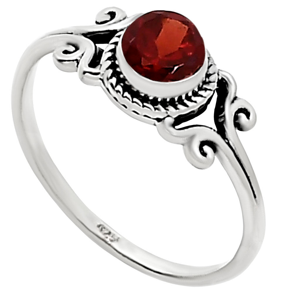 Hessonite Garnet Ring size-7 R-1358 SDR253691