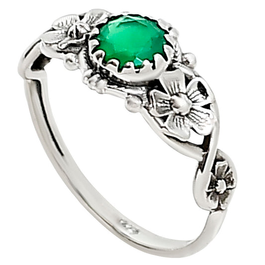 Green Onyx Ring size-6 R-1292 SDR253777