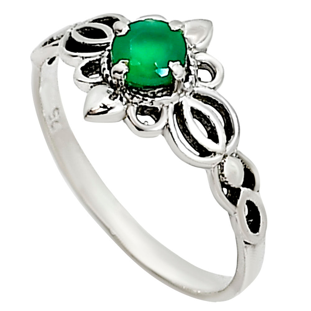Green Onyx Ring size-7 R-1172 SDR253903