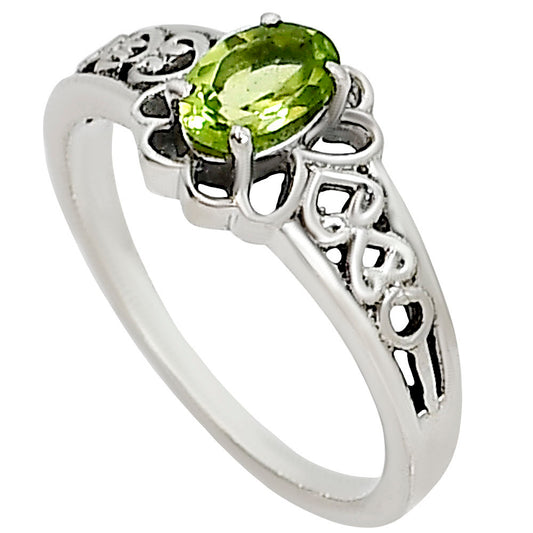 Peridot Ring size-6 R-1172 SDR254002