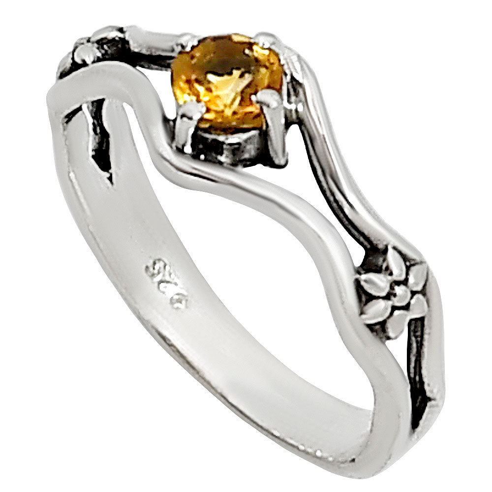 Citrine Ring size-7 R-1720 SDR254088