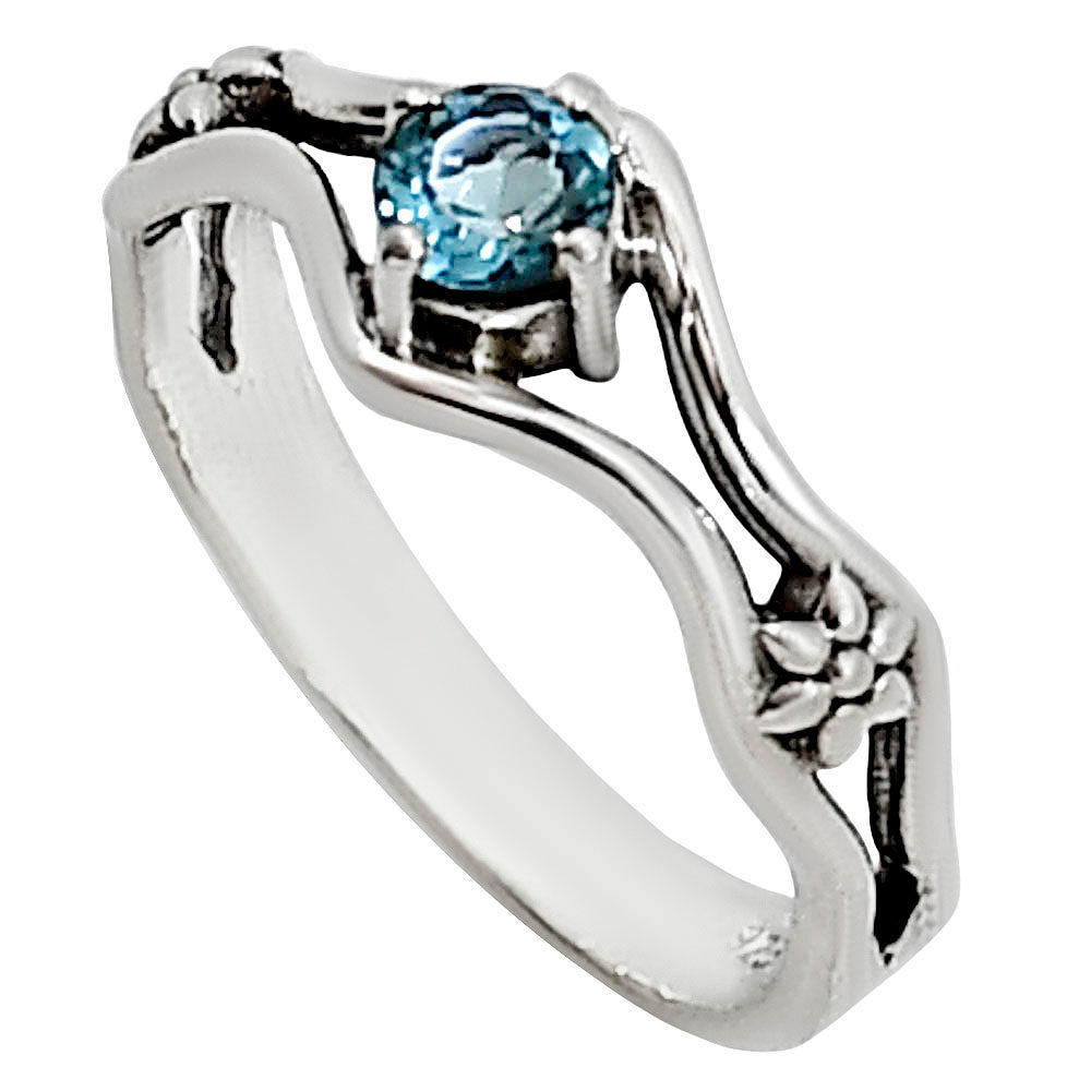 London Blue Topaz Ring size-6 R-1720 SDR254108