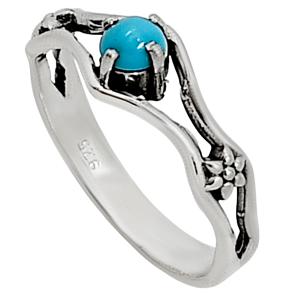 Sleeping Beauty turquoise Ring size-6 R-1720 SDR254120