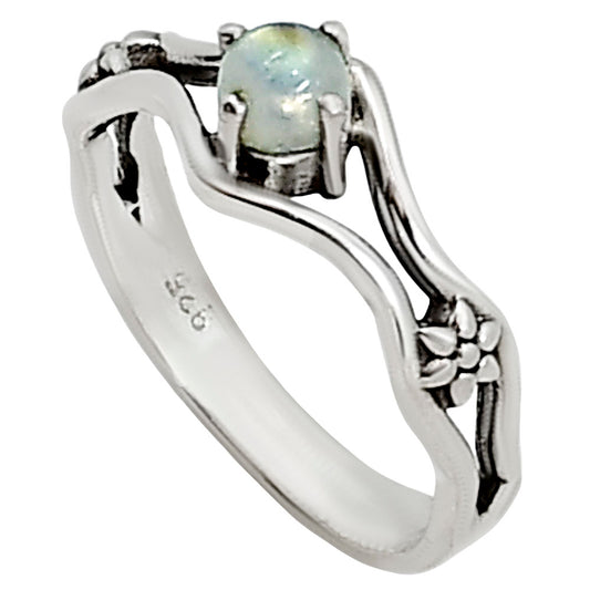 Rainbow Moonstone Ring size-5 R-1720 SDR254134