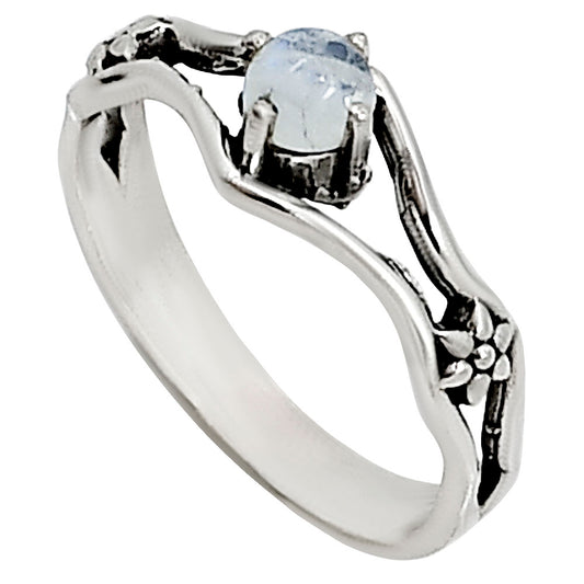 Rainbow Moonstone Ring size-6 R-1720 SDR254136