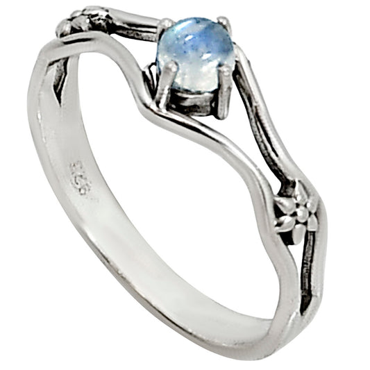 Rainbow Moonstone Ring size-8 R-1720 SDR254139