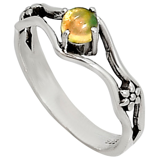 Ethiopian Opal Ring size-6 R-1720 SDR254143