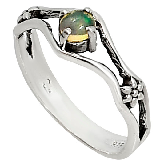 Ethiopian Opal Ring size-6 R-1720 SDR254144