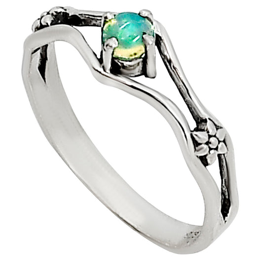 Ethiopian Opal Ring size-8 R-1720 SDR254147