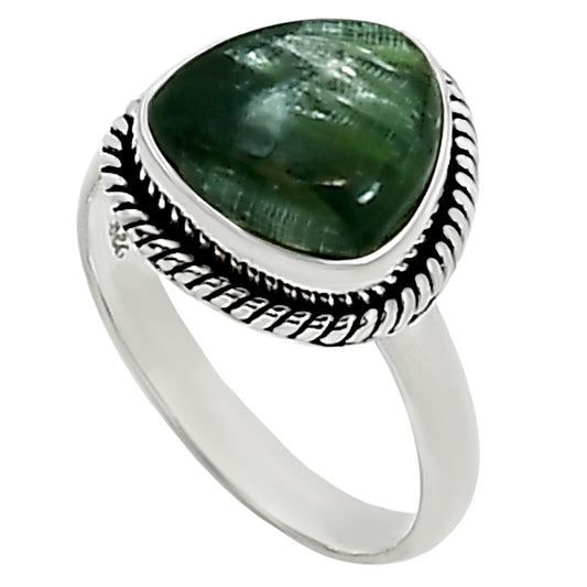 Russian Seraphinite Ring size-7 R-1009 SDR254169