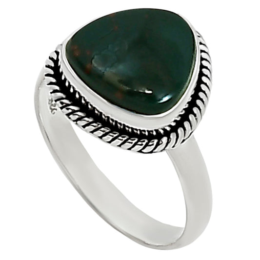 Blood Stone Ring size-8 R-1009 SDR254191