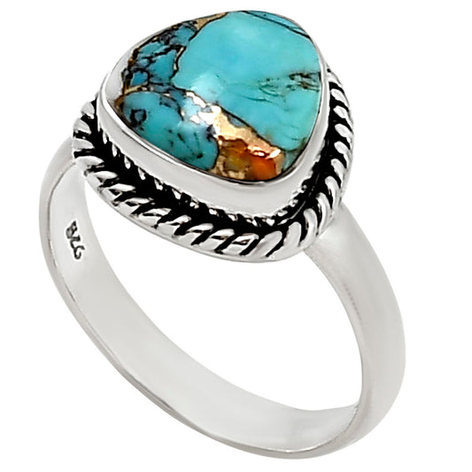 Spiny Oyster Turquoise Ring size-8 R-1009 SDR254202