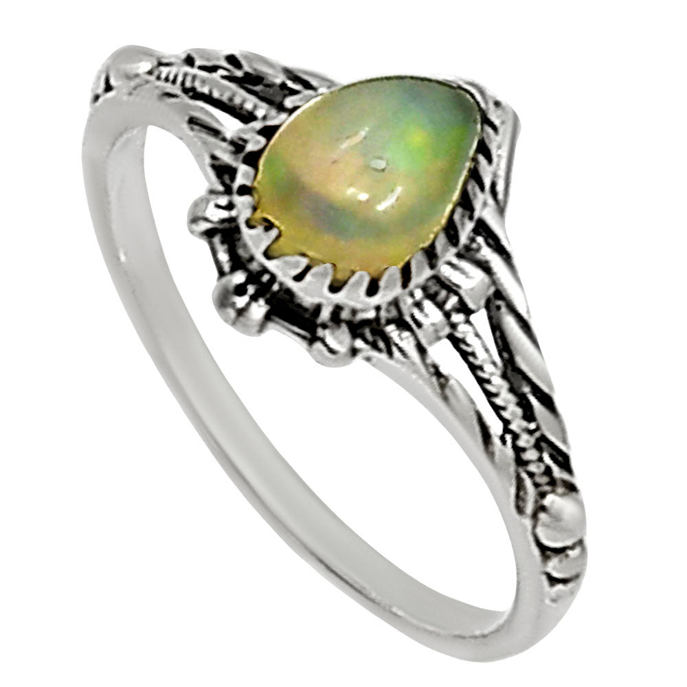 Ethiopian Opal Ring size-6 R-1345 SDR254207