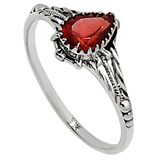 Hessonite Garnet Ring size-5 R-1345 SDR254262