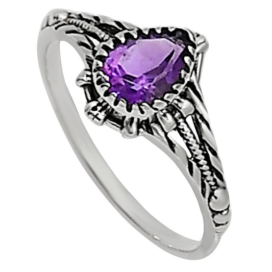 Amethyst Ring size-7 R-1345 SDR254271