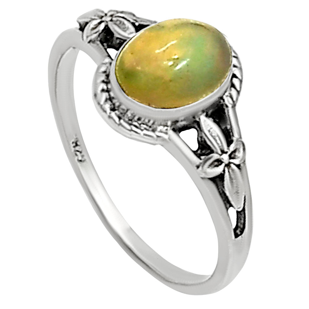 Ethiopian Opal Ring size-5 R-1300 SDR254366