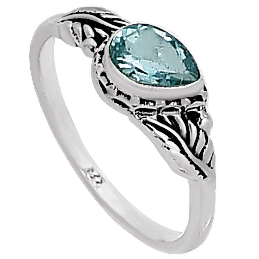 Sky Blue Topaz Ring size-7 R-1404 SDR254531
