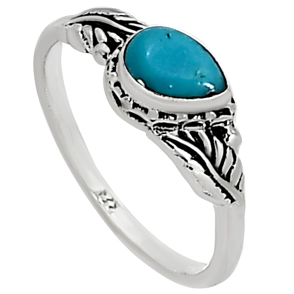 Sleeping Beauty turquoise Ring size-6 R-1404 SDR254564