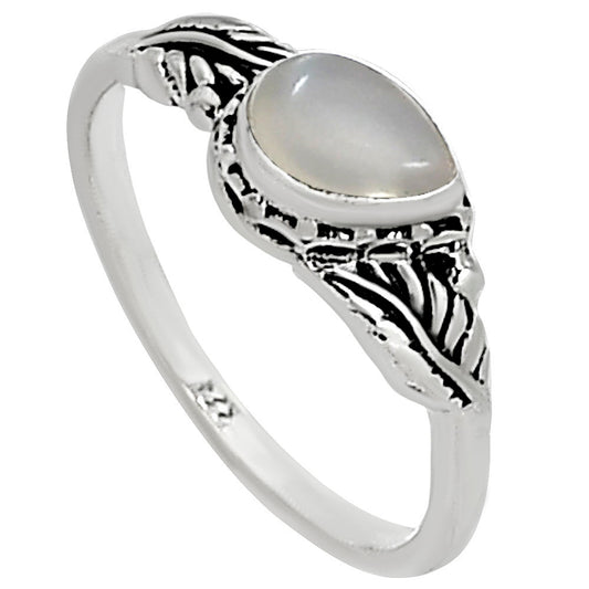 Srilankan Moonstone Ring size-8 R-1404 SDR254576