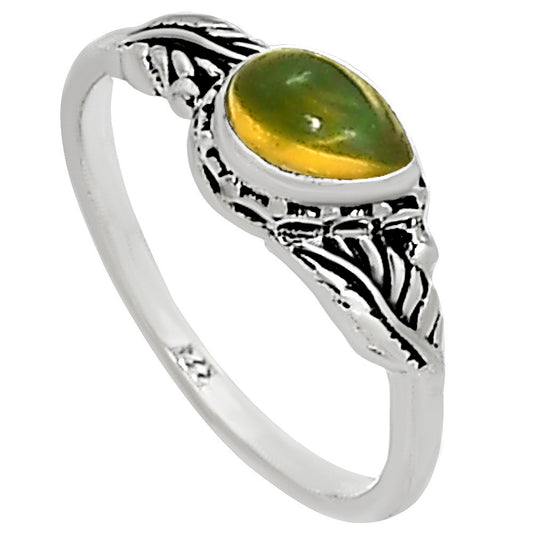 Ethiopian Opal Ring size-6 R-1404 SDR254593