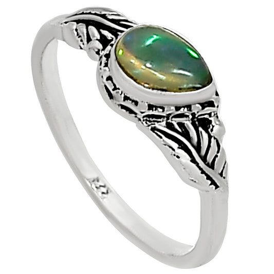 Ethiopian Opal Ring size-6 R-1404 SDR254594