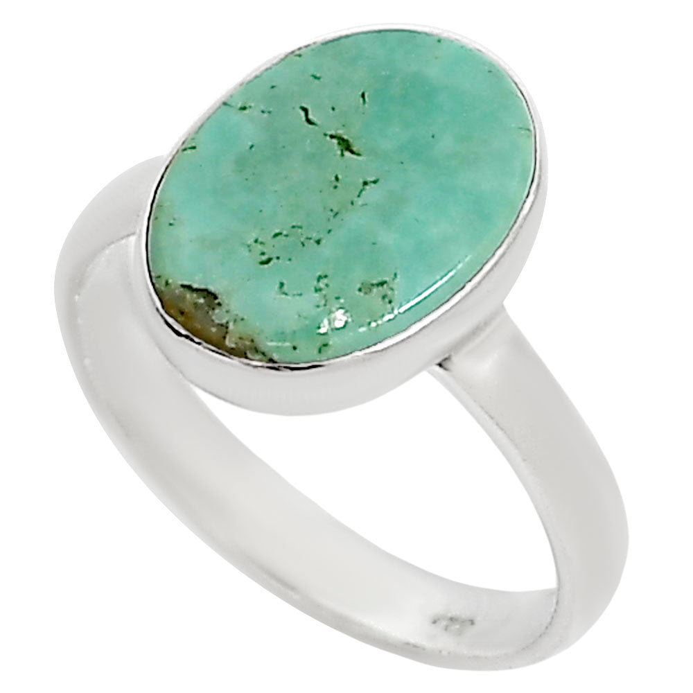 Natural Rare Turquoise Nevada Aztec Mt Ring size-8 R-1001 SDR254606