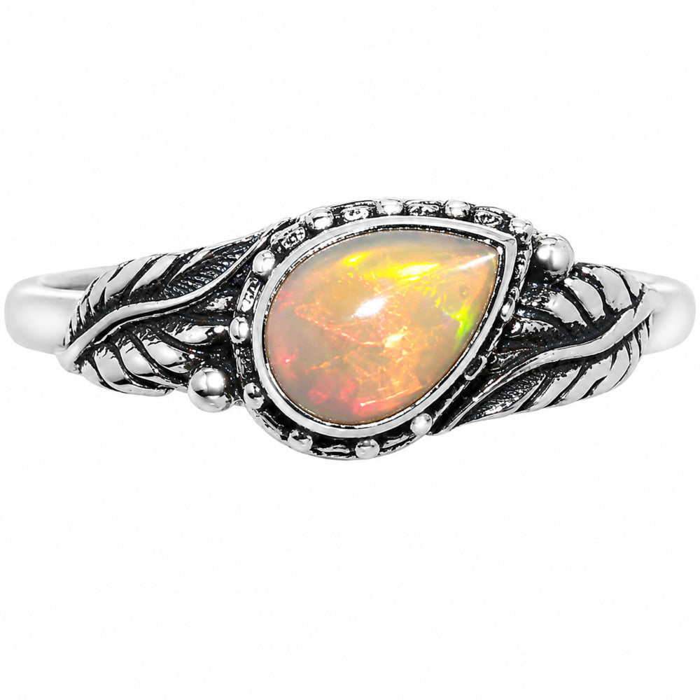 Leaf - Ethiopian Opal Ring size-8 R-1404 SDR254669