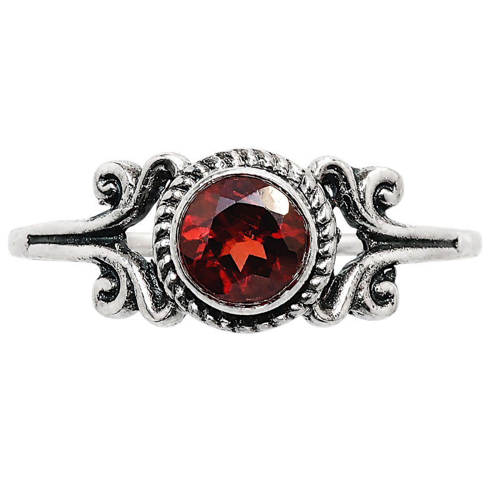 Hessonite Garnet Ring size-8 R-1358 SDR254783