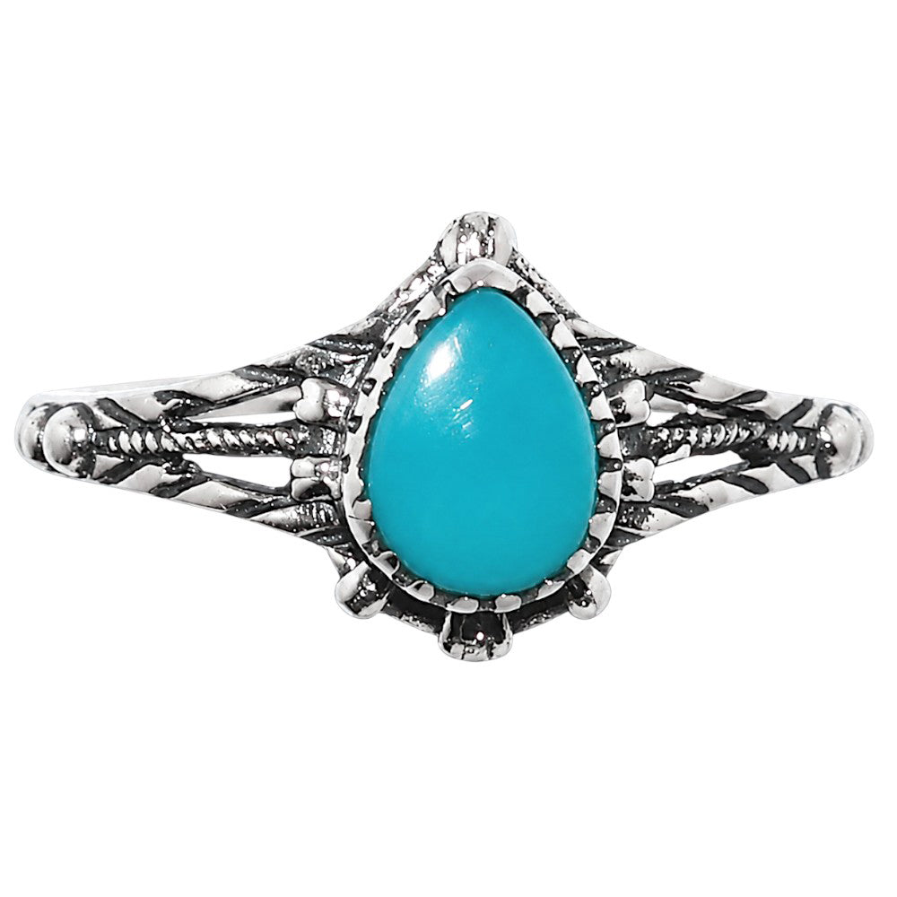 Sleeping Beauty turquoise Ring size-6 R-1345 SDR254869