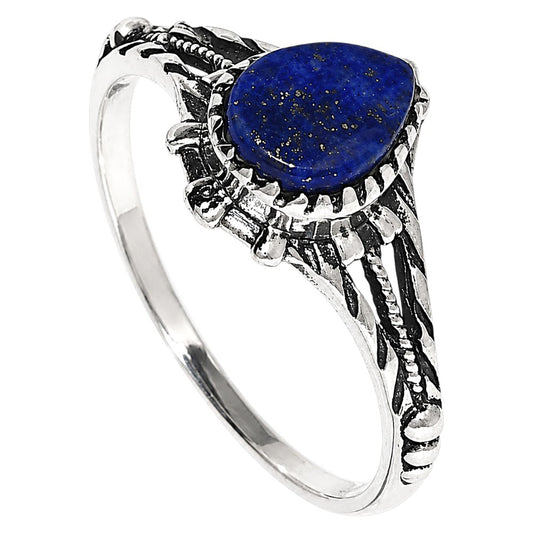 Lapis Lazuli Ring size-5 R-1345 SDR254877