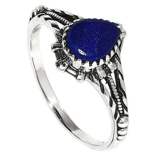 Lapis Lazuli Ring size-5 R-1345 SDR254878