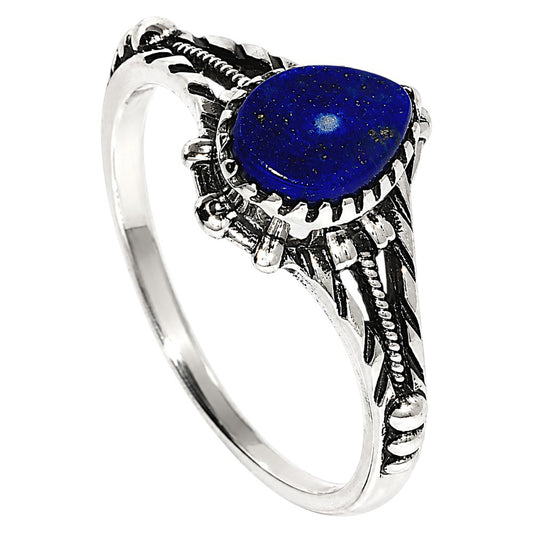 Lapis Lazuli Ring size-6 R-1345 SDR254881