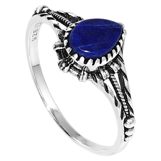 Lapis Lazuli Ring size-7 R-1345 SDR254883