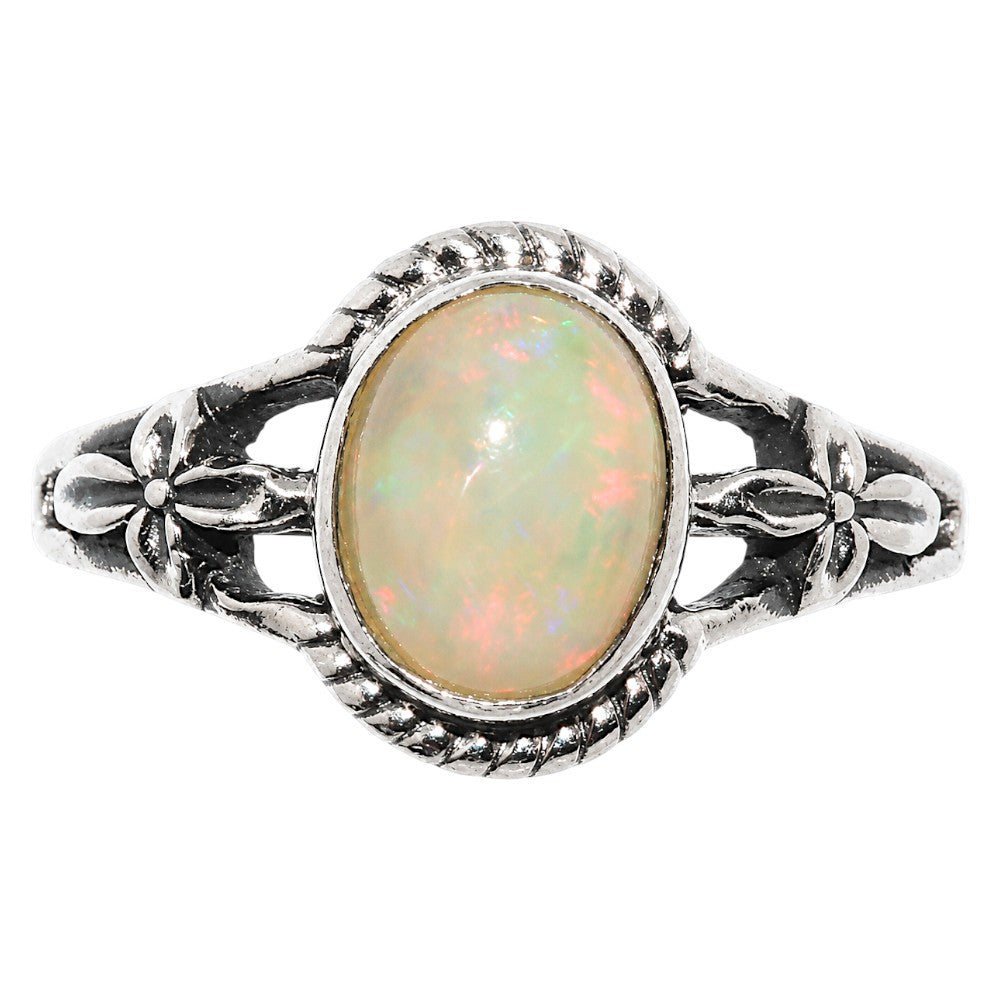 Ethiopian Opal Ring size-5 R-1300 SDR255043