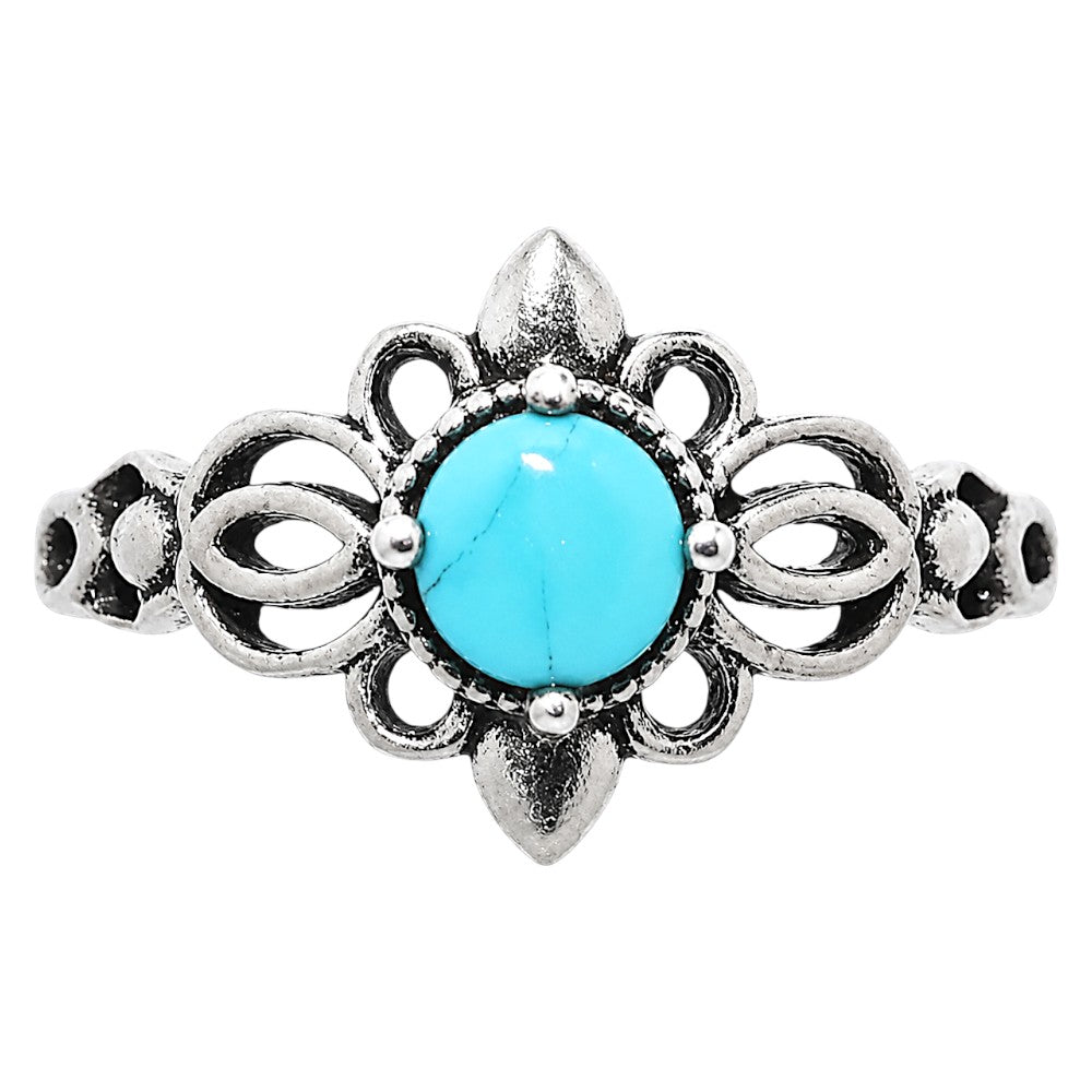 Sleeping Beauty turquoise Ring size-5 R-1172 SDR255108