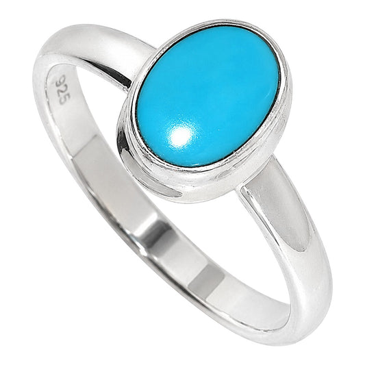 Sleeping Beauty Turquoise Ring size-6.5 R-1007 SDR255245