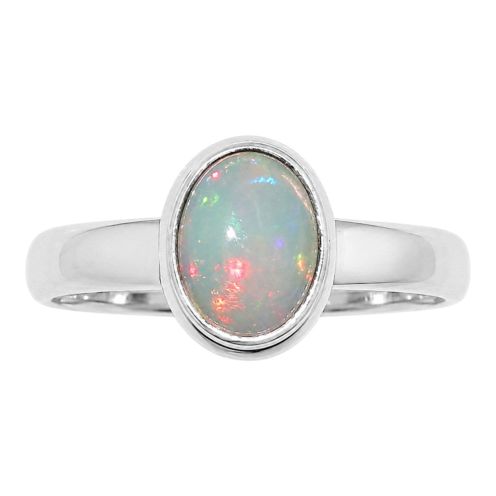 Ethiopian Opal Ring size-5 R-1007 SDR255251