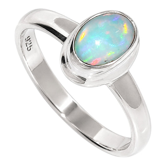 Ethiopian Opal Ring size-6 R-1007 SDR255254