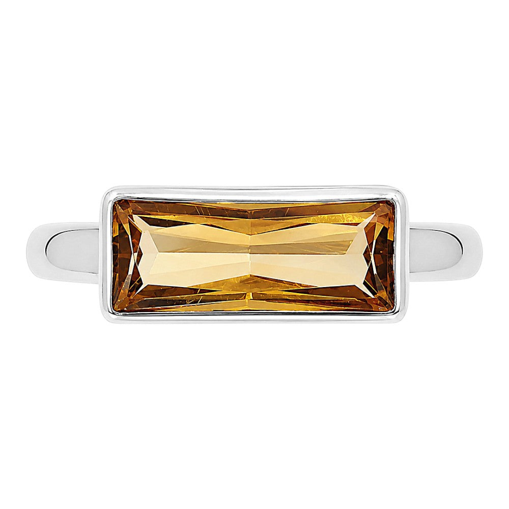 Citrine Ring size-6 R-1057 SDR255263