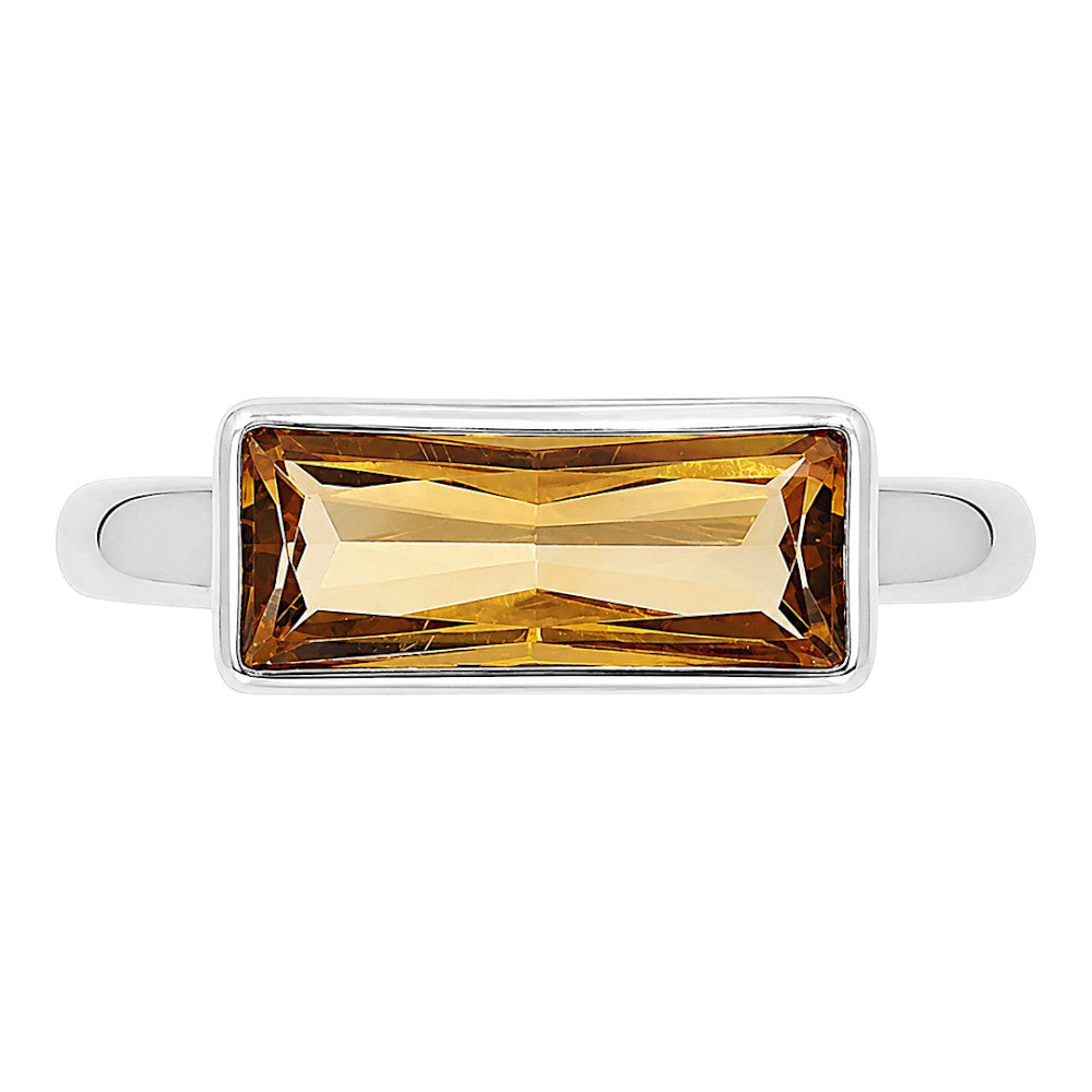 Citrine Ring size-7 R-1057 SDR255266
