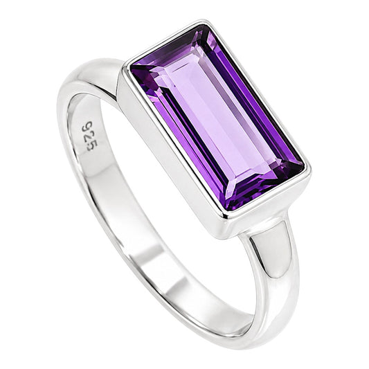 Amethyst Ring size-7 R-1057 SDR255278