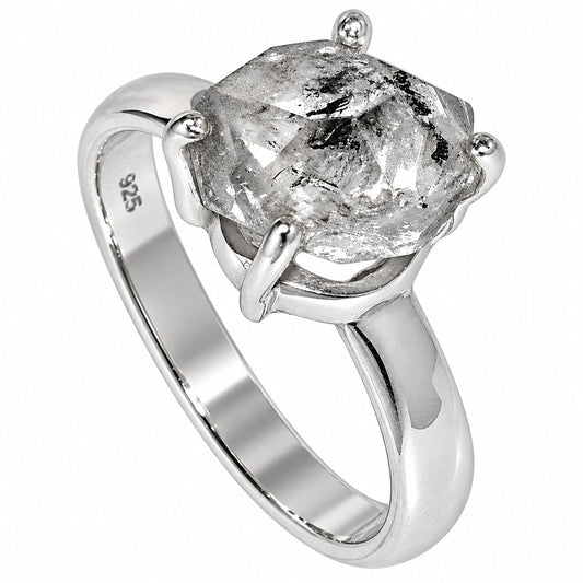 Herkimer Diamond Ring size-6 R-1052 SDR255323