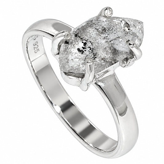 Herkimer Diamond Ring size-6 R-1052 SDR255325