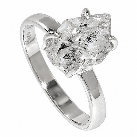 Herkimer Diamond Ring size-7 R-1052 SDR255342