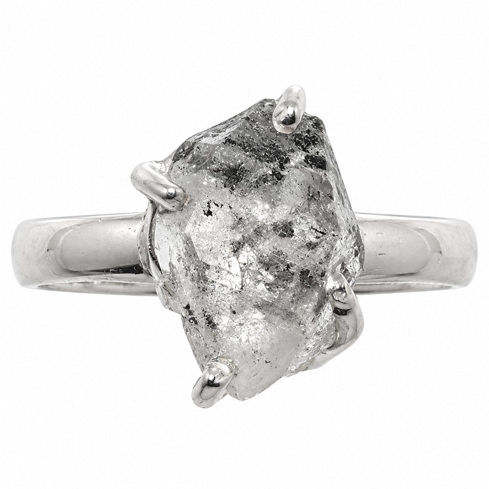 Herkimer Diamond Ring size-8 R-1052 SDR255347