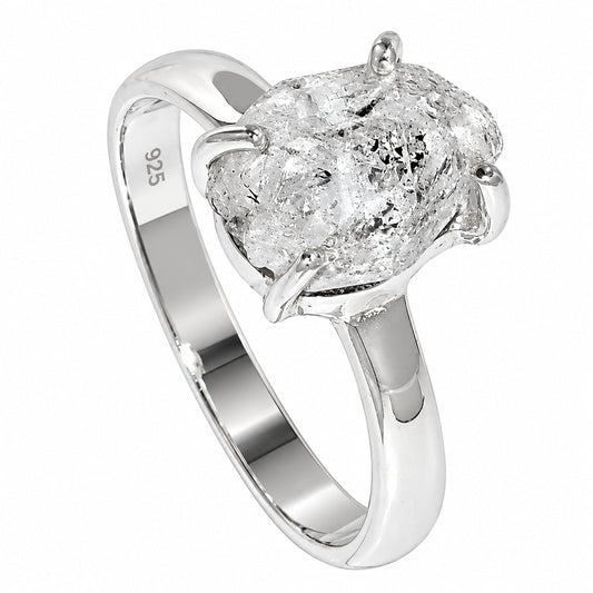 Herkimer Diamond Ring size-8 R-1052 SDR255351